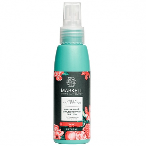 Минеральный Био-дезодорант для тела MARKELL Green Collection Гранат 100мл