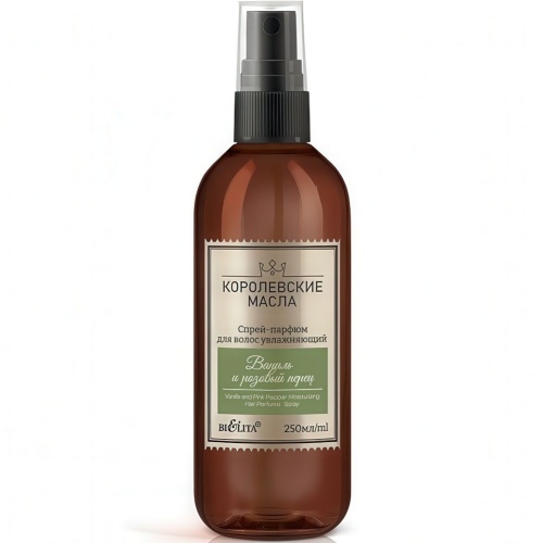 Спрей-парфюм для волос увлажняющий "Ваниль и розовый перец" Королевские масла 250мл