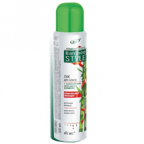 Лак Bamboo Style суперсильной фиксации (без дозатора) 500г