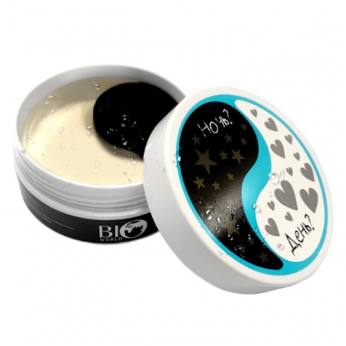 Гидрогелевые патчи для лица Bio World Secret Life день-ночь 60 шт