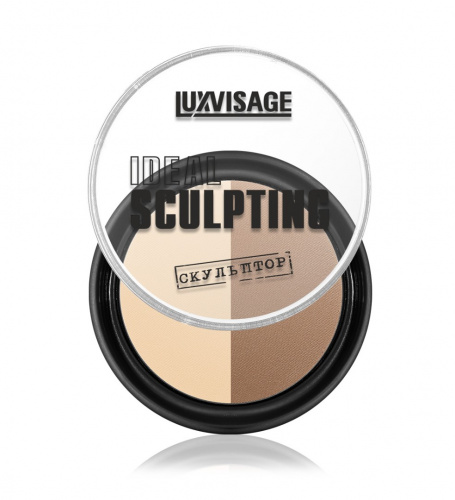 Пудра-скульптор для лица LUXVISAGE Ideal Sculpting 9г (1 Сливочная карамель)