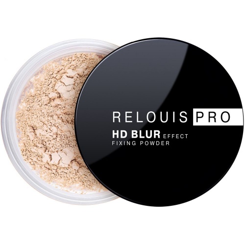 RELOUIS Пудра фиксирующая с эффектом блюра PRO HD blur effect fixing powder (Прозрачный)