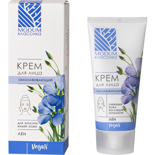 Крем для лица Modum КЛАССИКА омолаживающий Лён 50г