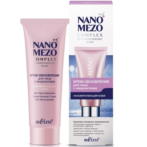 Крем-обновление для лица NanoMezoComplex с микроиглами Нановитализация кожи 50мл