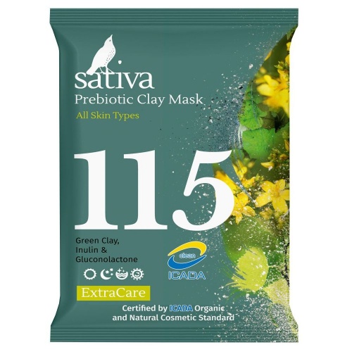 Маска минеральная с пребиотиком Sativa №115, 15г