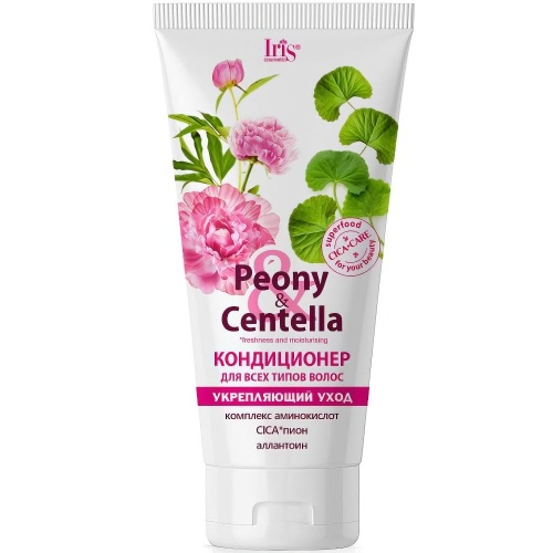 Кондиционер для всех типов волос укрепляющий уход IRIS Peony&Centella 180мл