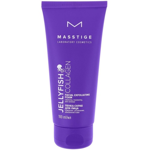 Пенка-скраб для лица Masstige Jellyfish Collagen 100мл