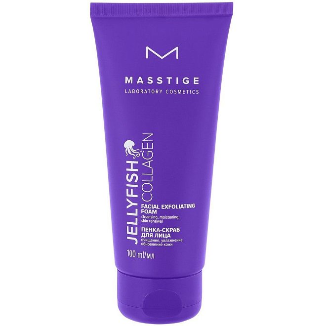 Пенка-скраб для лица Masstige Jellyfish Collagen 100мл