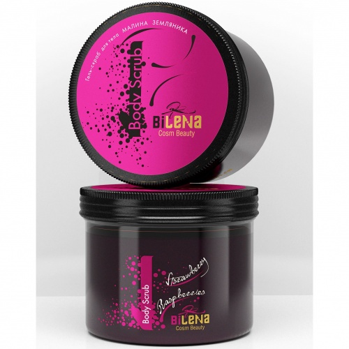Скраб для тела Bilena Малиново-Земляничный 250г