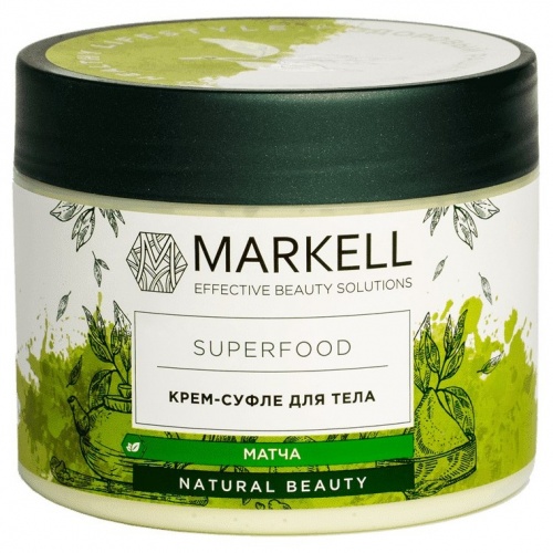 Крем-суфле для тела MARKELL Superfood Матча 300мл