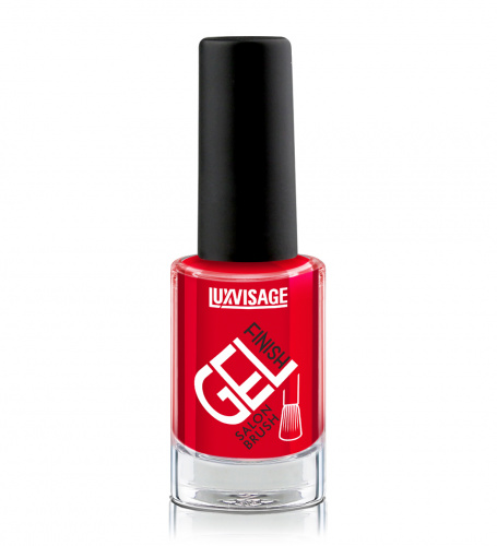 Лак для ногтей LUXVISAGE GEL Finish 9г (7 королевский красный)