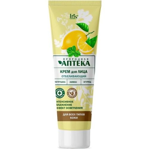 Крем для лица Отбеливающий Iris Природная Аптека 100мл