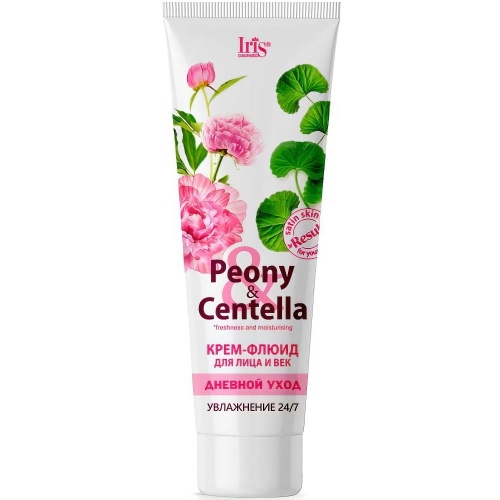 Крем-флюид для лица и век Дневной уход IRIS Peony&Centella 100мл