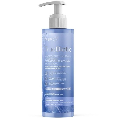Маска-прешампунь TrueBiotic с пробиотиком для волос и кожи головы 190г