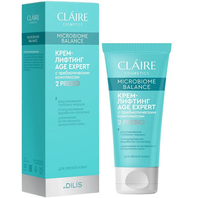 Крем-лифтинг AGE EXPERT CLAIRE Microbiome balance для зрелой кожи 50мл
