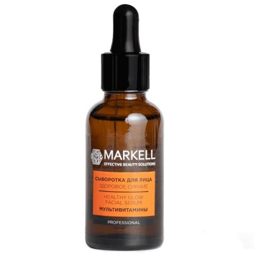 Сыворотка для лица MARKELL Professional здоровое сияние 18+, 30мл