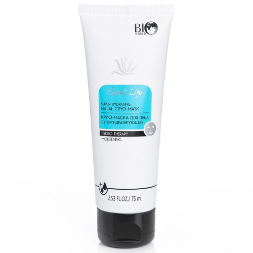 Крио-маска для лица Bio World Secret Life супергидратирующая 75мл