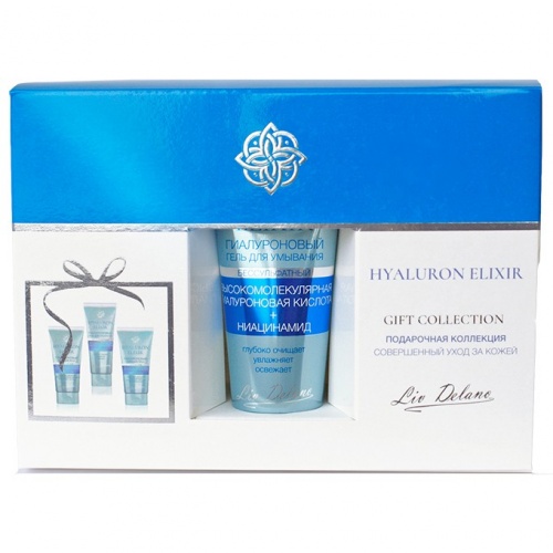 Подарочный набор №1 Hyaluron Elixir (гель для умывания, крем дневной, крем ночной)