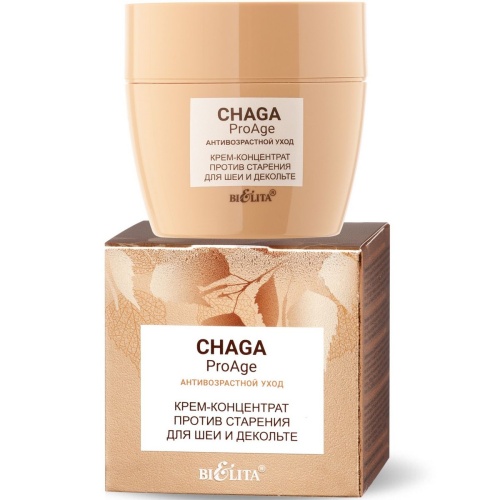 Крем-концентрат против старения для шеи и декольте Chaga ProAge 50мл