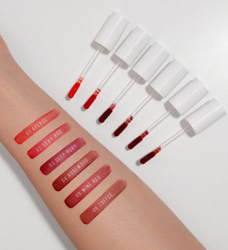 Оттеночный гель-тинт для губ LUXVISAGE LIP TINT AQUA GEL hyaluron complex