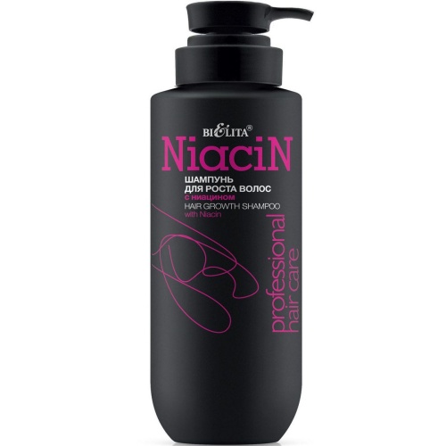 Шампунь для роста волос с ниацином Professional Hair Care 500мл (с дозатором)