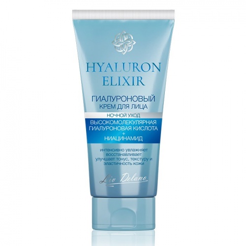 Гиалуроновый крем для лица Ночной Hyaluron Elixir 50г