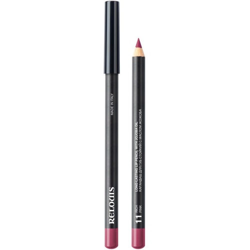 RELOUIS Карандаш для губ стойкий с маслом жожоба (11 rich pink)