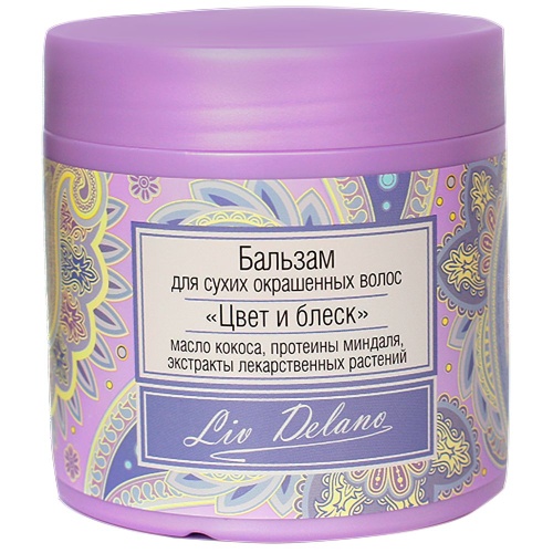 Бальзам Цвет и блеск Oriental touch для сухих, окрашенных волос 350мл