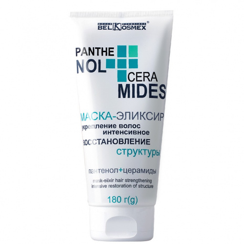 Маска-эликсир для волос BelKosmex PANTHENOL+CERAMIDES укрепление, интенсивное восст 180мл