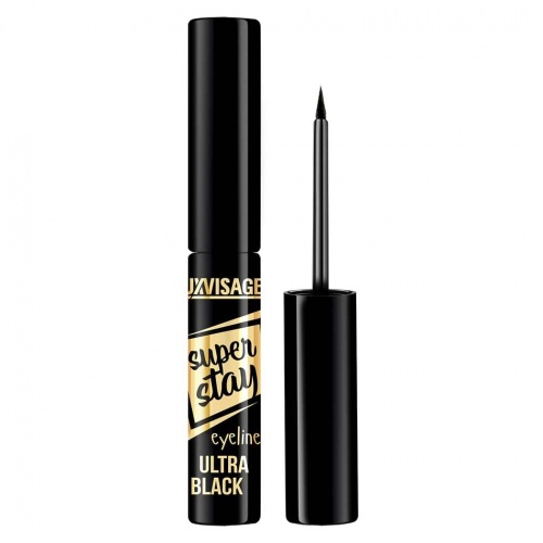 Подводка для глаз LUXVISAGE SUPER STAY Ультрачерная 3г (01 Черный)