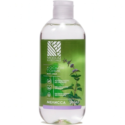 Лосьон-тоник для лица Modum КЛАССИКА Мелисса, увлажнение и защита 200мл