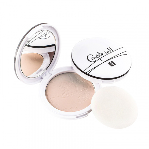 Компактная пудра матирующая RELOUIS Complimenti 8,5г (01 фарфоровая кожа)