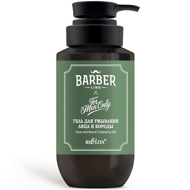 Гель для умывания лица и бороды Barber Line 290мл