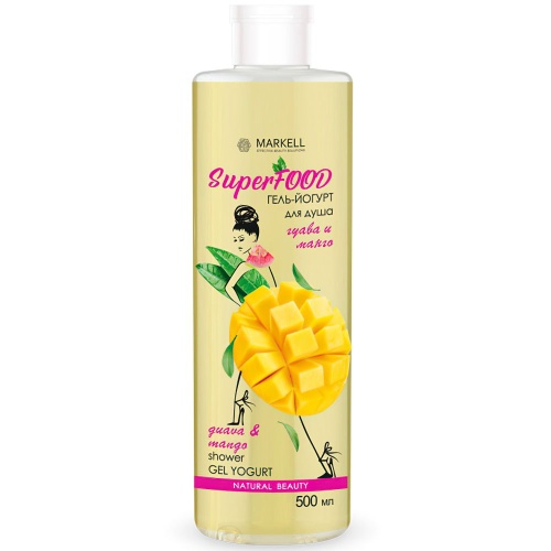 Гель-йогурт для душа Superfood Гуава и манго 500мл