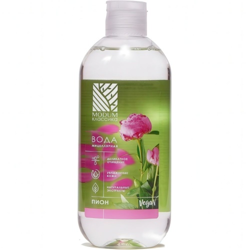 Мицеллярная вода Modum КЛАССИКА Пион, деликатное очищение и увлажнение 400мл