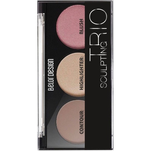 Набор для скульптурирования лица BelorDesign Sculpting Trio 10,9г (1 теплый)