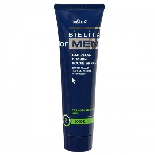 Бальзам-сливки после бритья Bielita for Men для нормальной кожи 100мл