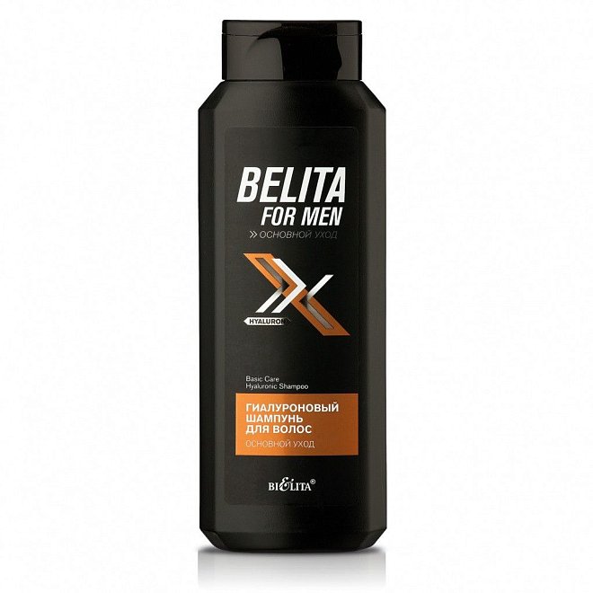 Шампунь для волос Belita For Men Основной уход Гиалуроновый 400мл