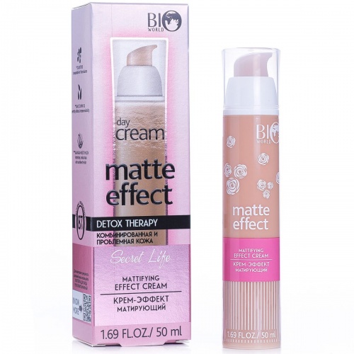 Крем-эффект Bio World Secret Life матирующий 50мл