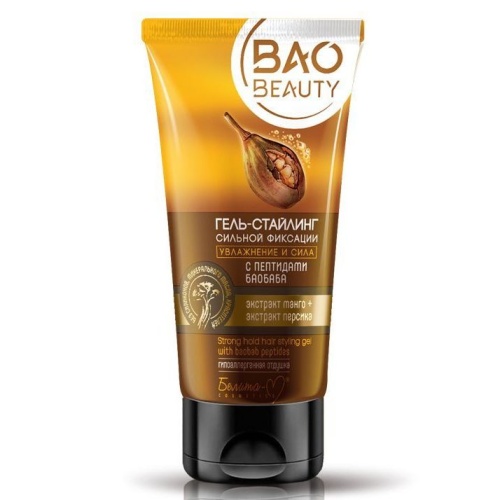 Гель-стайлинг сильной фиксации BAOBEAUTY Увлажнение и сила 150г
