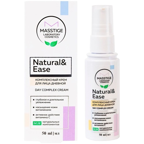 Крем для лица Masstige NATURAL&EASE Дневной Комплексный 50мл