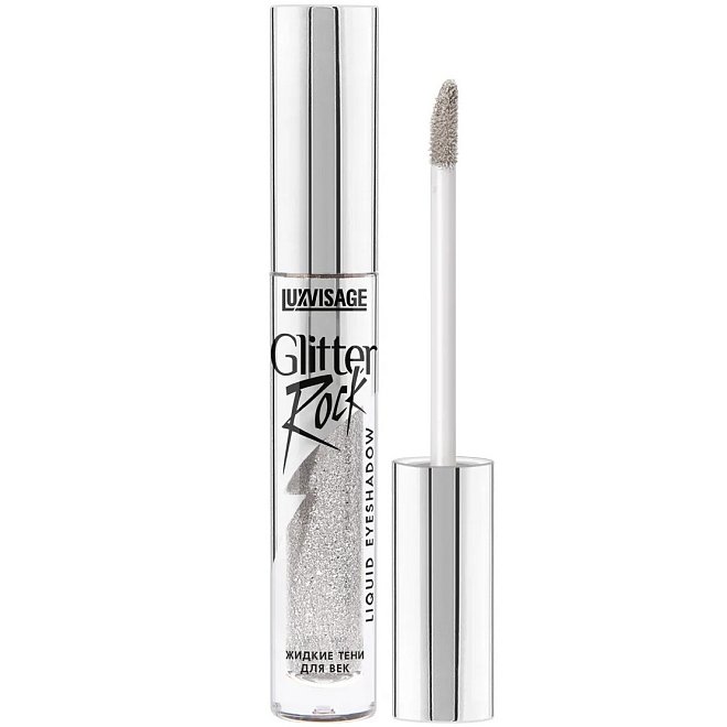 Тени жидкие LUXVISAGE Glitter Rock
