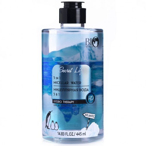 Мицеллярная вода 5в1 Bio World Secret Life, 445мл