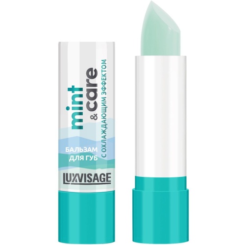 Бальзам для губ LUXVISAGE mint & care с охлаждающим эффектом
