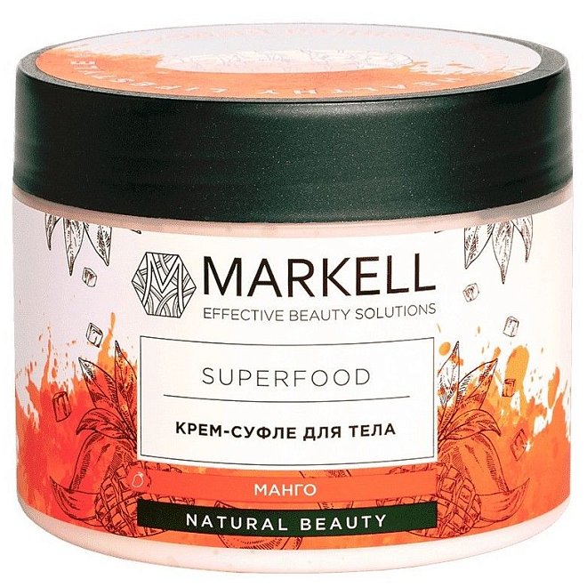 Крем-суфле для тела MARKELL Superfood Манго 300мл