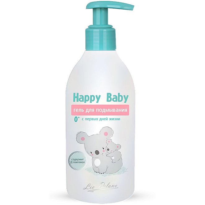 Гель для подмывания 0+ Happy Baby с первых дней жизни 300г