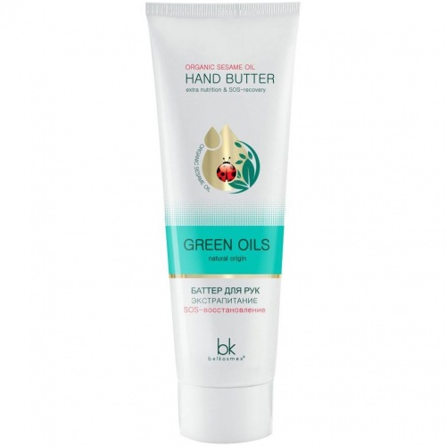 Баттер для рук Belkosmex Green Oils экстрапитание SOS-восстановление 90г