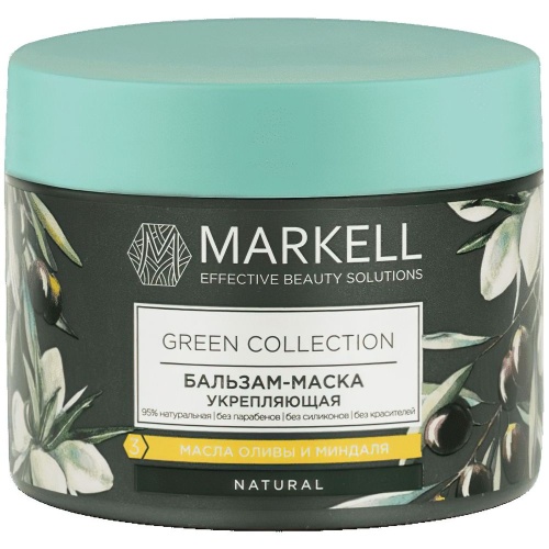 Бальзам-маска для волос MARKELL Green Collection укрепляющая 300 мл