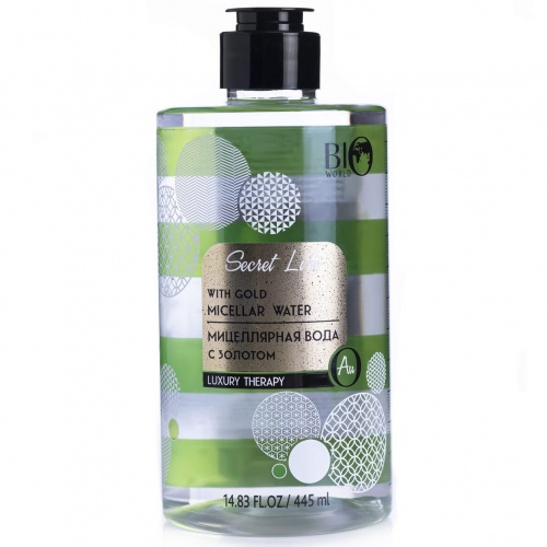 Мицеллярная вода Bio World Secret Life с золотом 445мл
