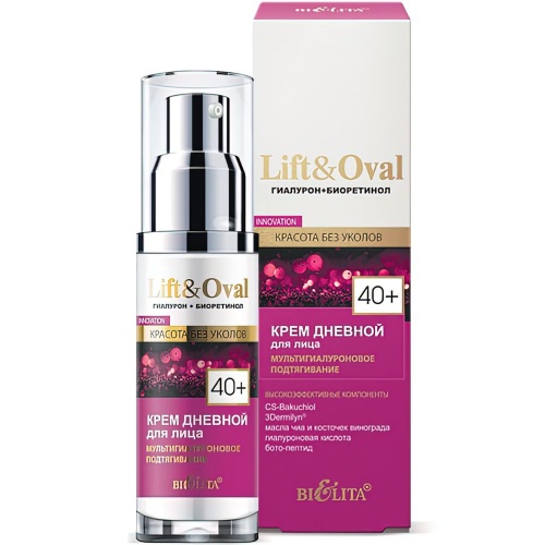 Крем Дневной для лица Lift&Oval Мультигиалуроновое подтягивание 40+ 50мл